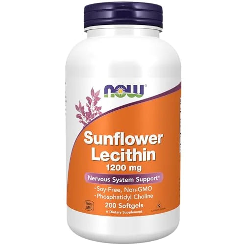 200 Softgels Sunflower Lecithin 1200 mg R318979