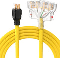 25 Feet 30A 125/250 Volt Generator Extension Power Cord L13242