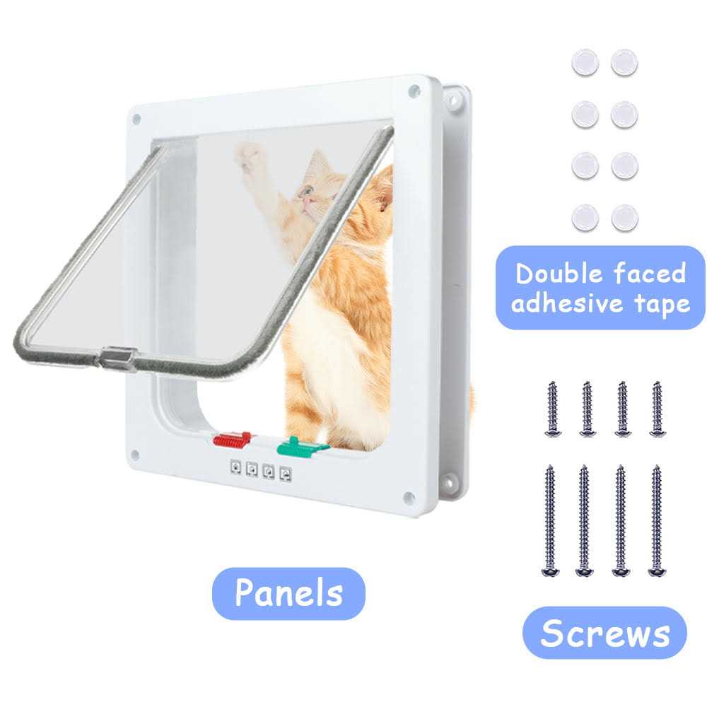 4 Way Locking Cat Door Y30016