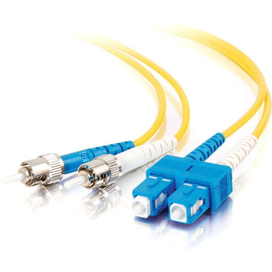 15m SC Duplex Singlemode Fiber Optic Cable Yellow A1944