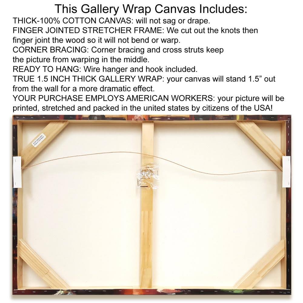 Fine Art Giclee Print on Wrap Canvas T8621