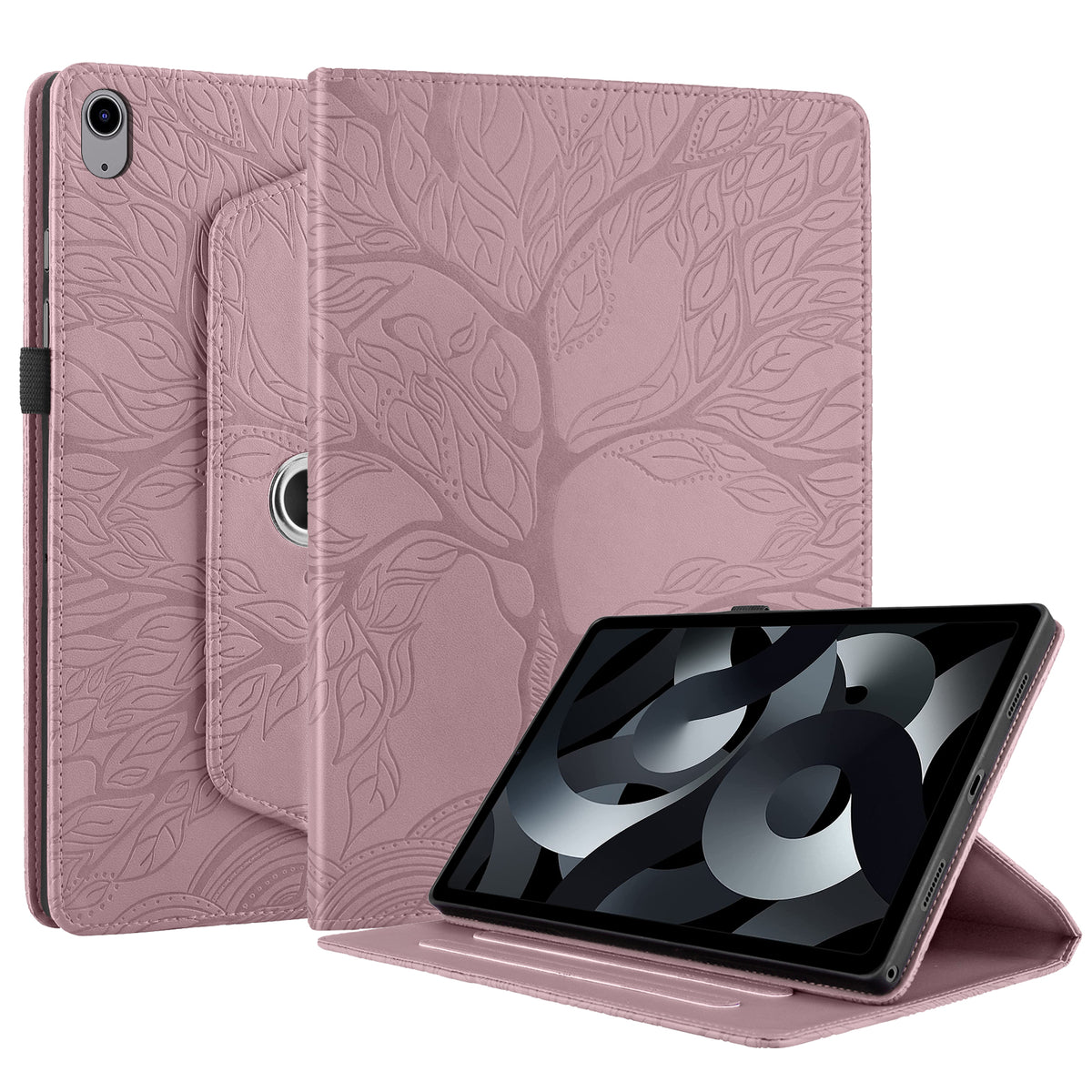 Rosegold PU Leather Folio Case for iPad 10.9" 2022 K250833