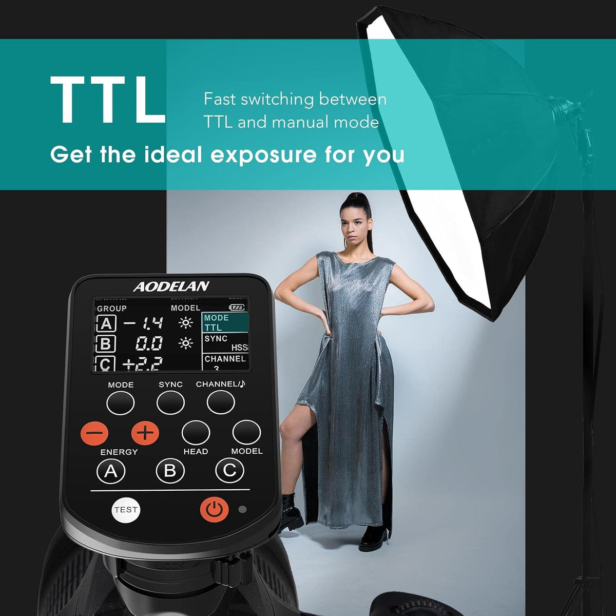 TTL Flash Trigger for Olympus Cameras, 1/8000s HSS X777969