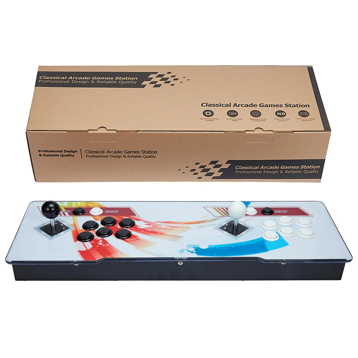 8000 Games in 1 Arcade Game Console J7577