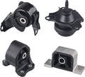 4Pcs Engine Motor Mount for Honda CRV 2.4L L4 2002-2006 Automatic Transmission Pack of 2 J24888