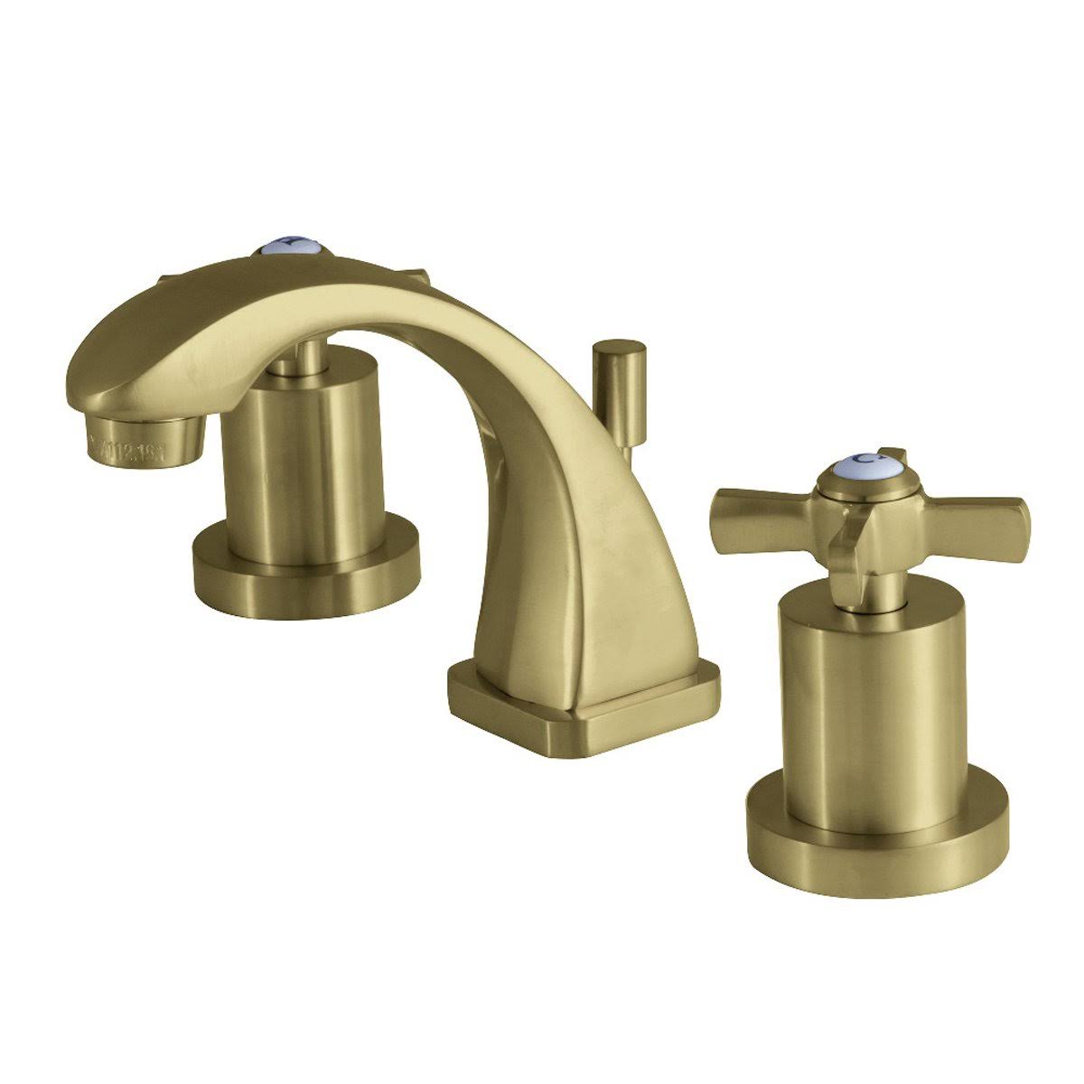 Polished Brass Mini Widespread Lavatory Faucet I84897
