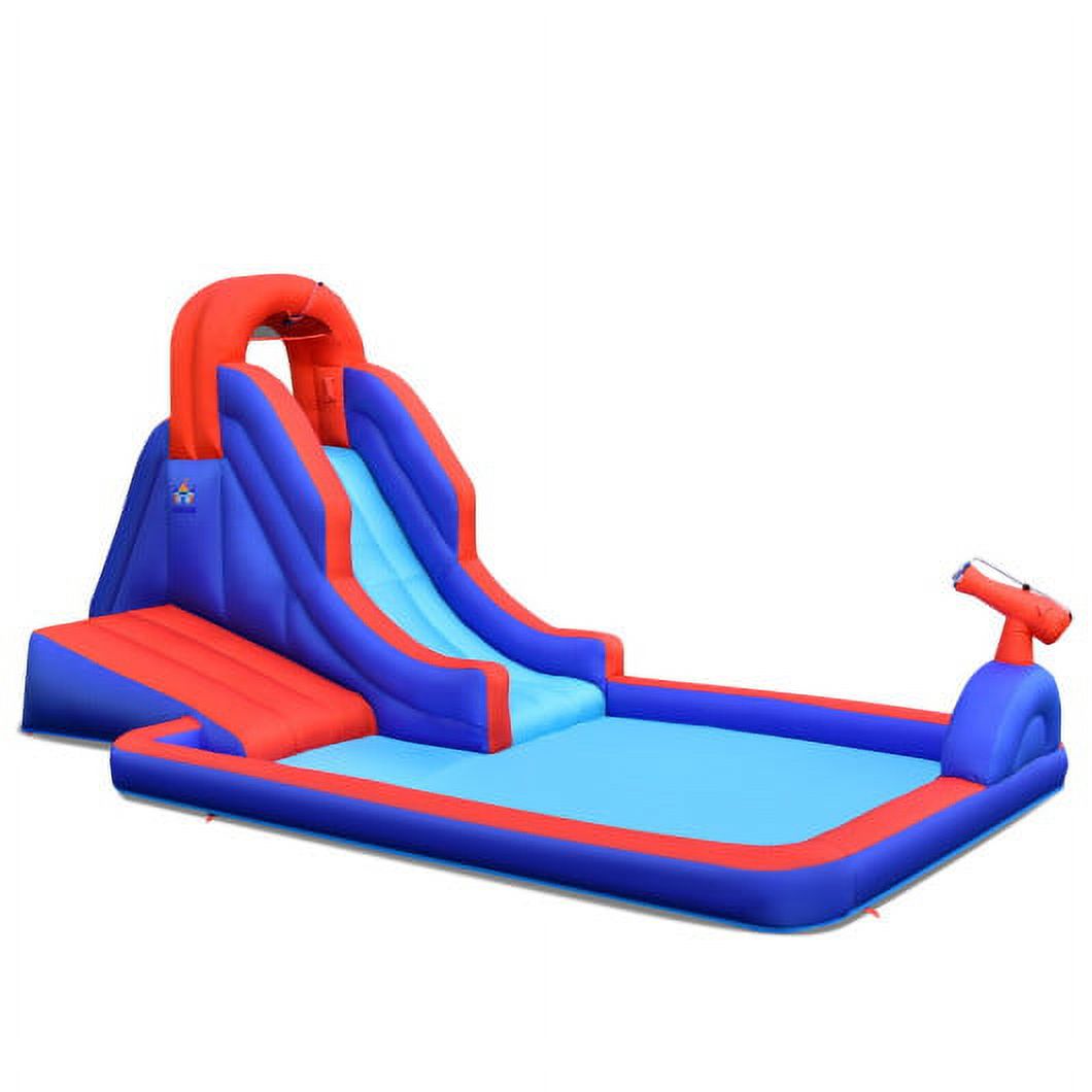 5-in-1 Inflatable Water Slide with Climbing Wall E913445