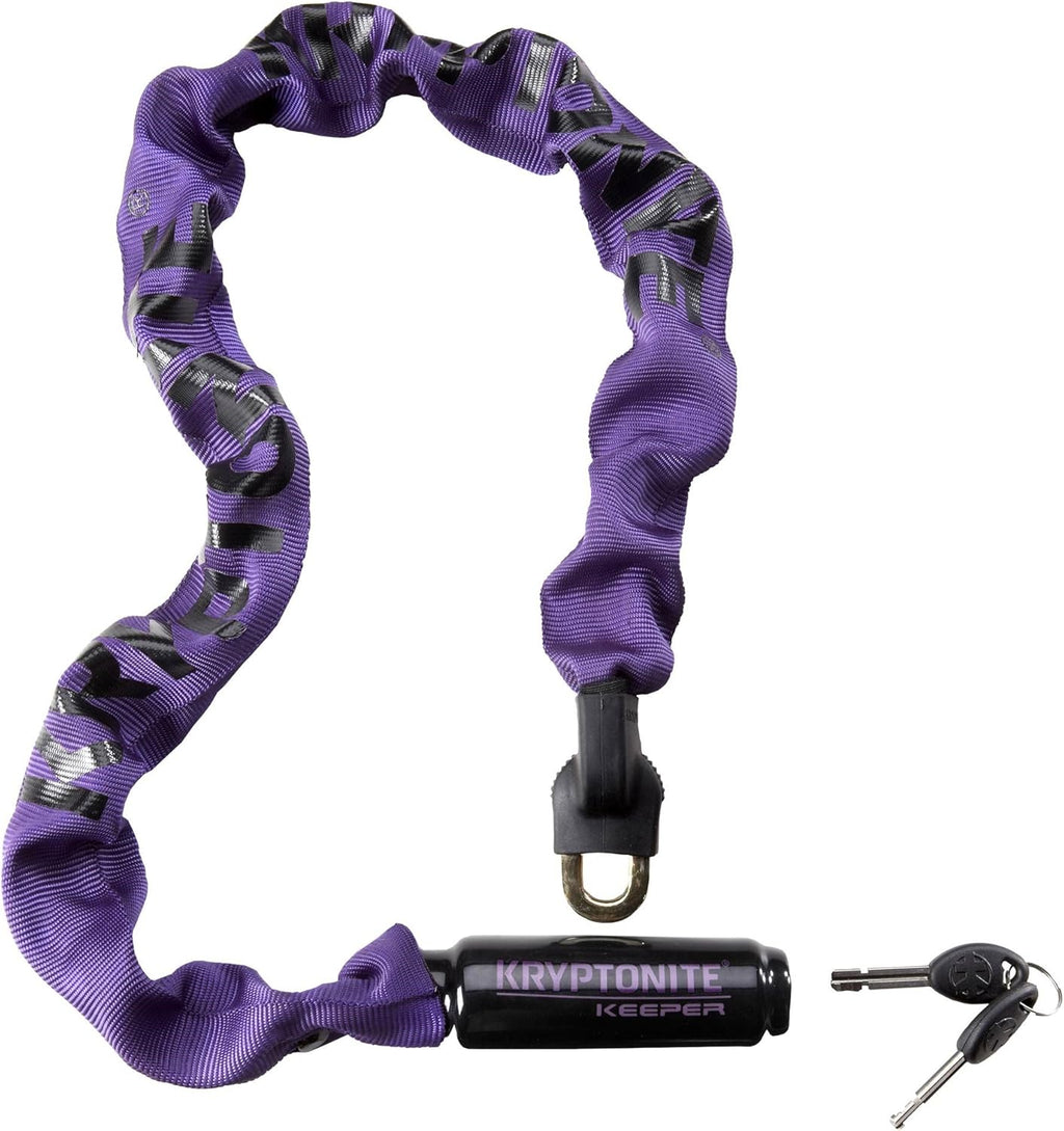 Gray Integrated Bicycle Lock Chain, 33.5-Inch, Pack of 2 W98549