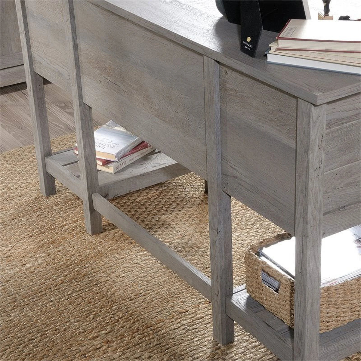 Engineered Wood Writing Desk in Mystic Oak J7306