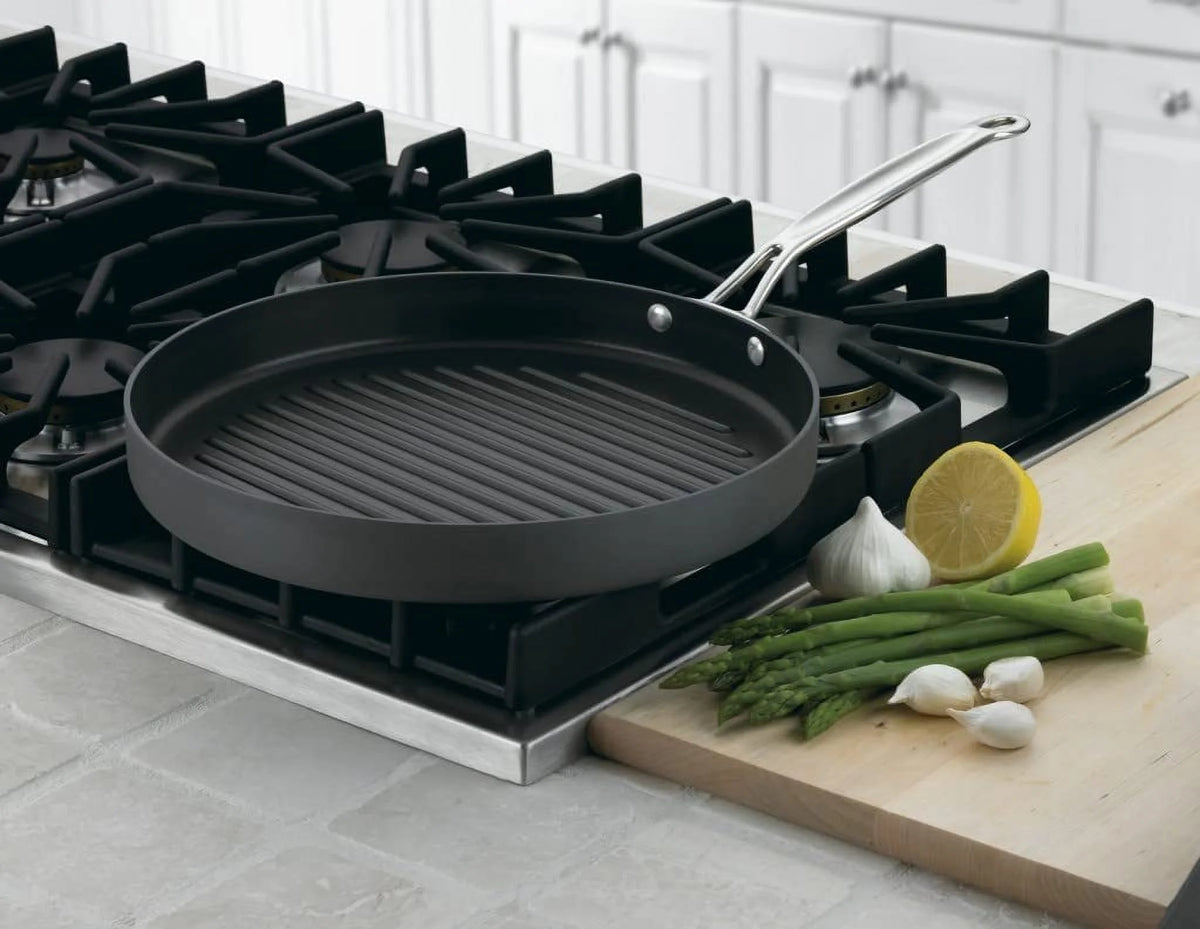 12-Inch Nonstick Hard-Anodized Round Grill Pan K73440