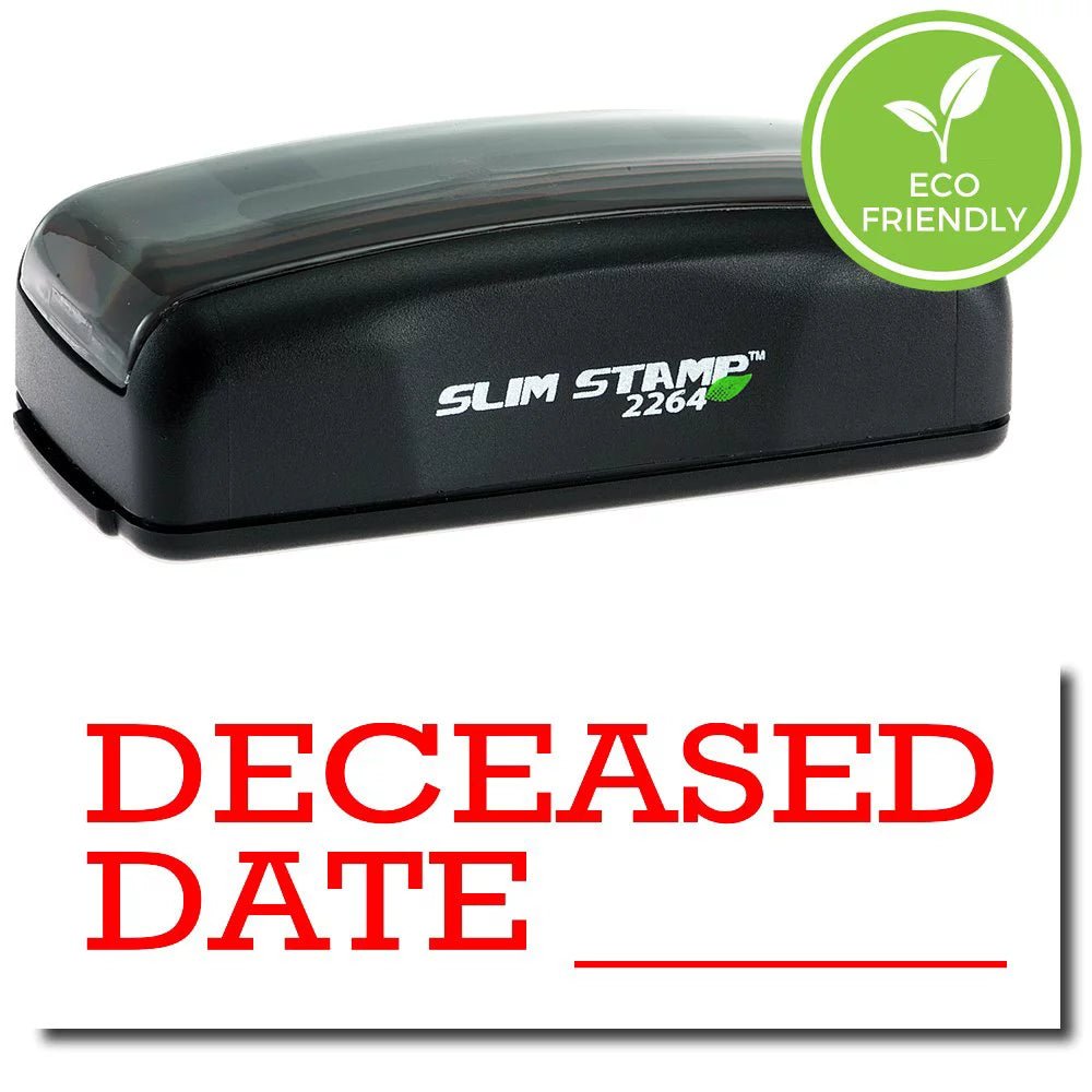 Pre-Inked Date Stamp with Pink Ink W824