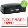 Pre-Inked Date Stamp with Pink Ink W824