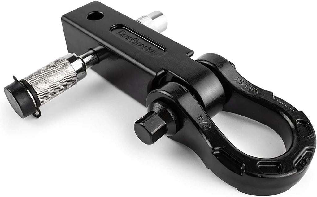 Red Aluminum Hitch Receiver Bundle with Hitch Lock Z3421