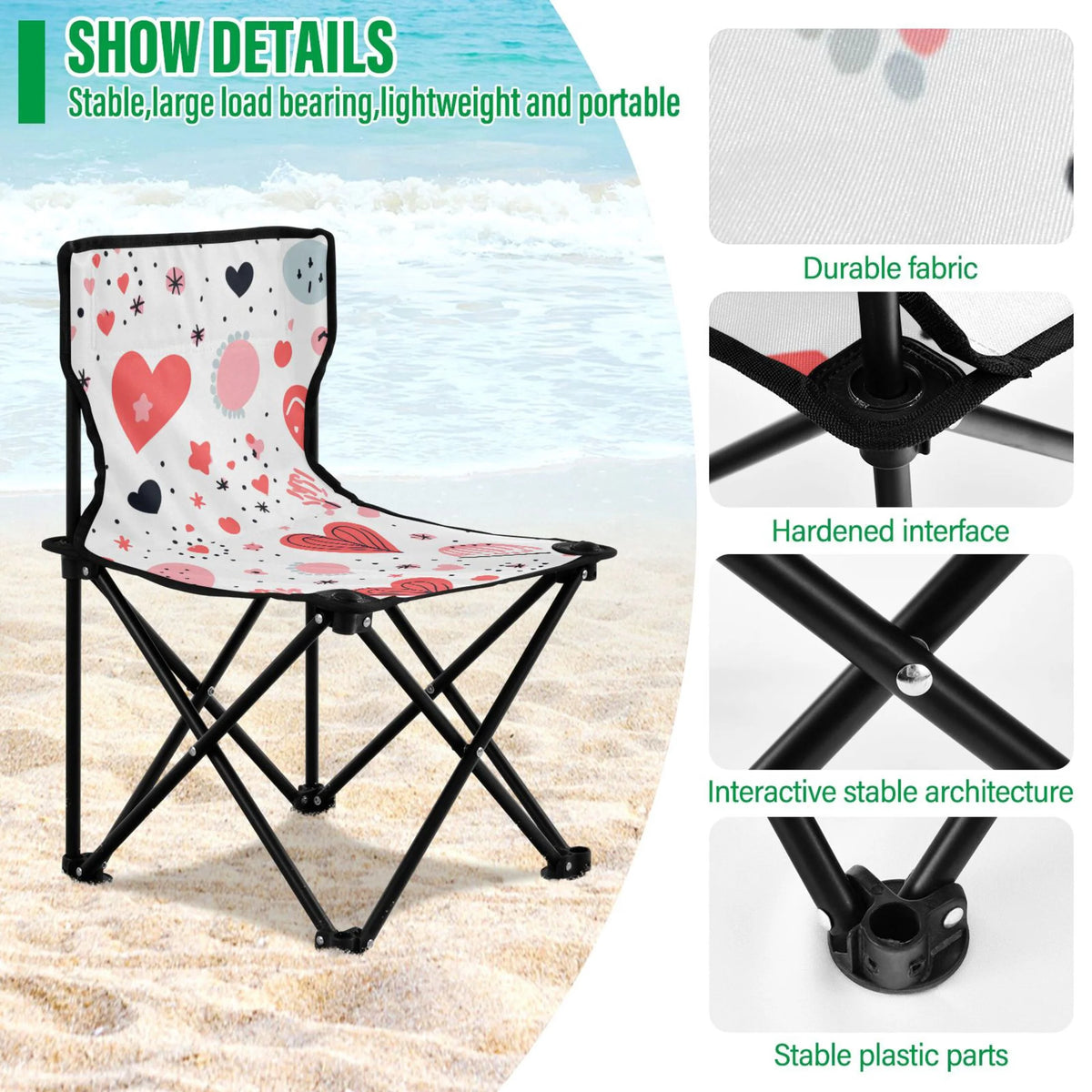 Portable Camping Chair with Carry Bag R222224