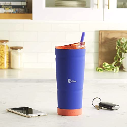 24oz Vacuum Insulated Stainless Steel Tumbler with Straw 2 Pack Q1809