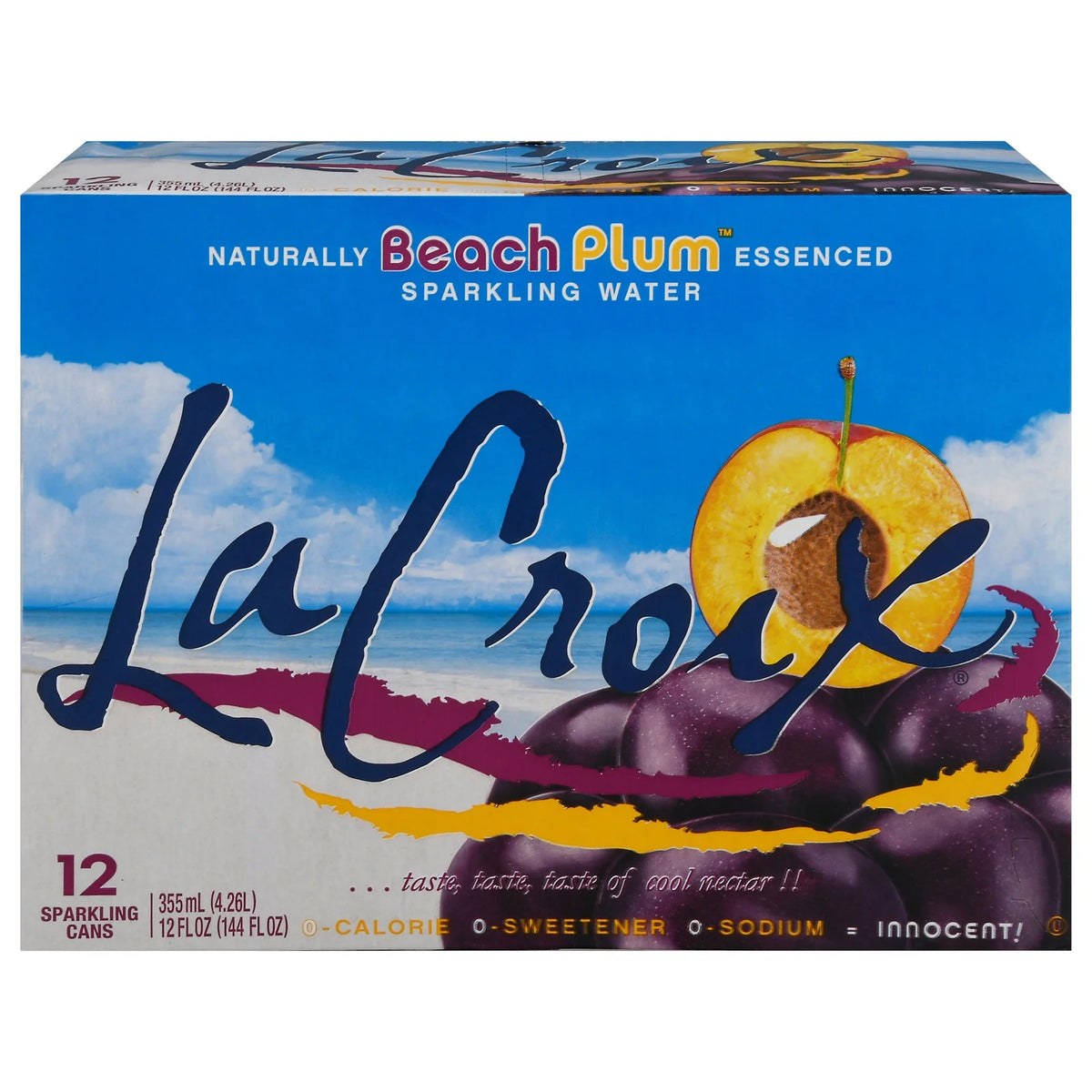 Sparkling Water Beach Plum Case of 2-12/12 FZ L9567