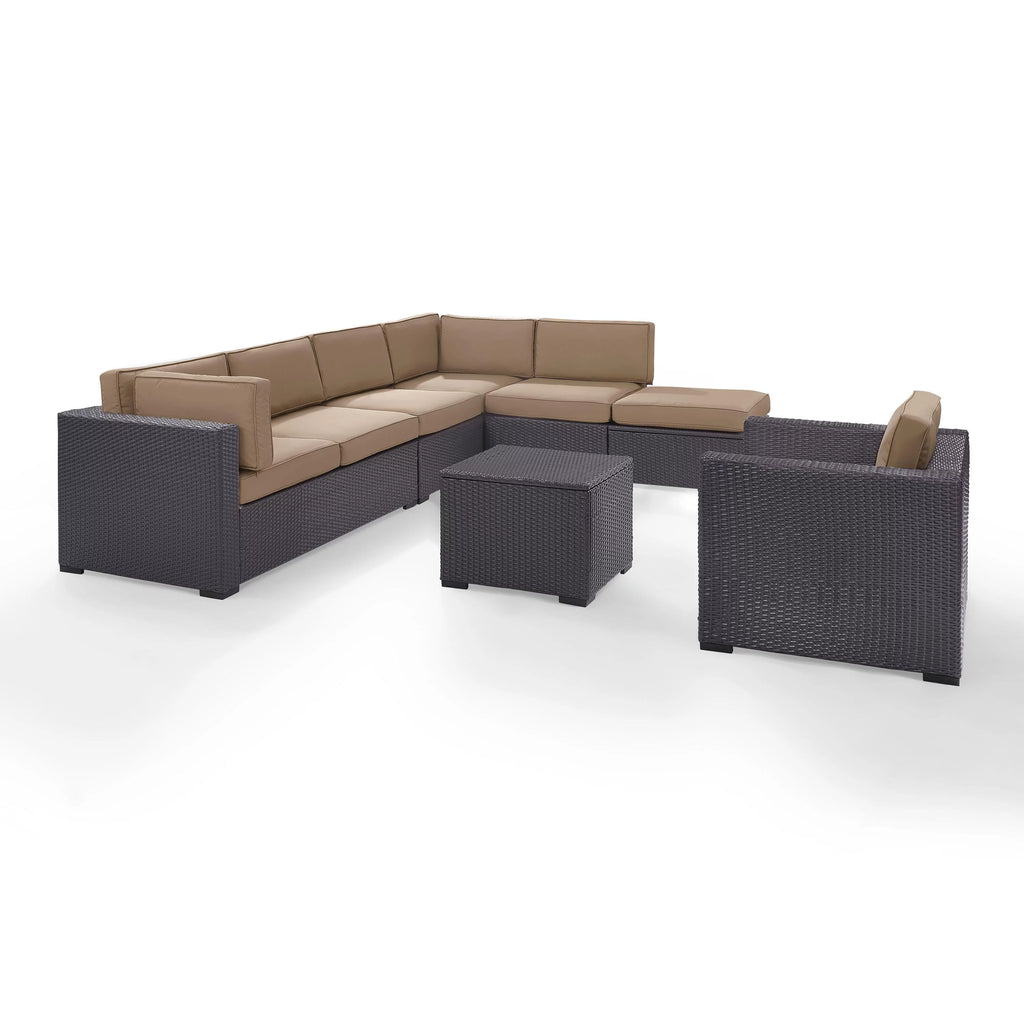 7 Person Outdoor Wicker Seating Set G835