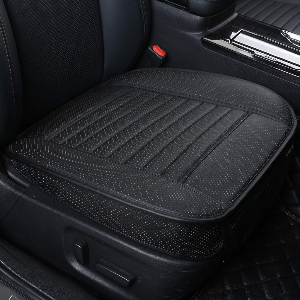 Beige-Tan PU Leather Car Seat Cover Bottom, 1pcs G77179