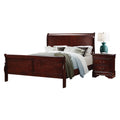 Cherry Full Sleigh Bed J578448