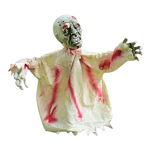 Animated Halloween Decoration 23inch Beige E5134