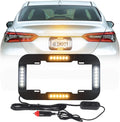 Red and Blue 13.5 inch 24 LED License Plate Strobe Lights Pack of 2 P33908