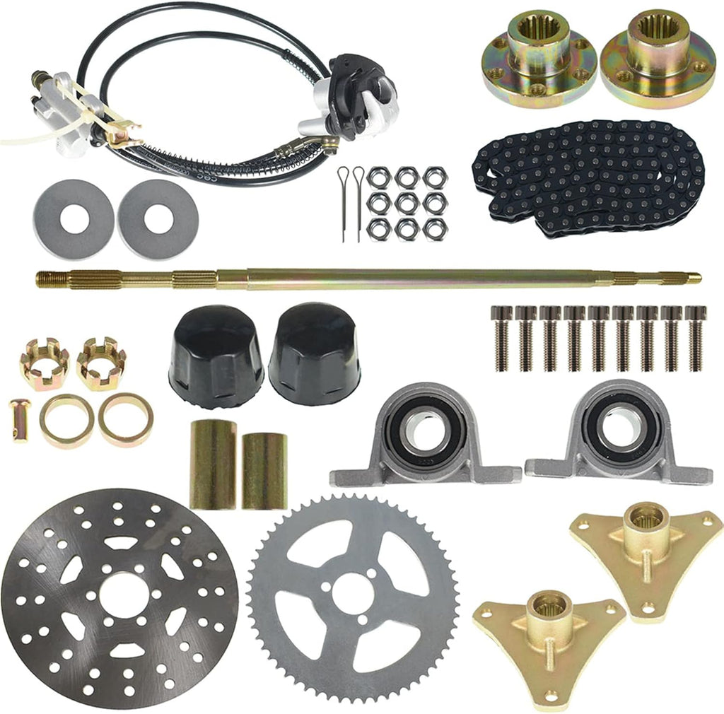 Rear Live Axle Kit Brake Assembly for Drift Trike Go Kart V363537
