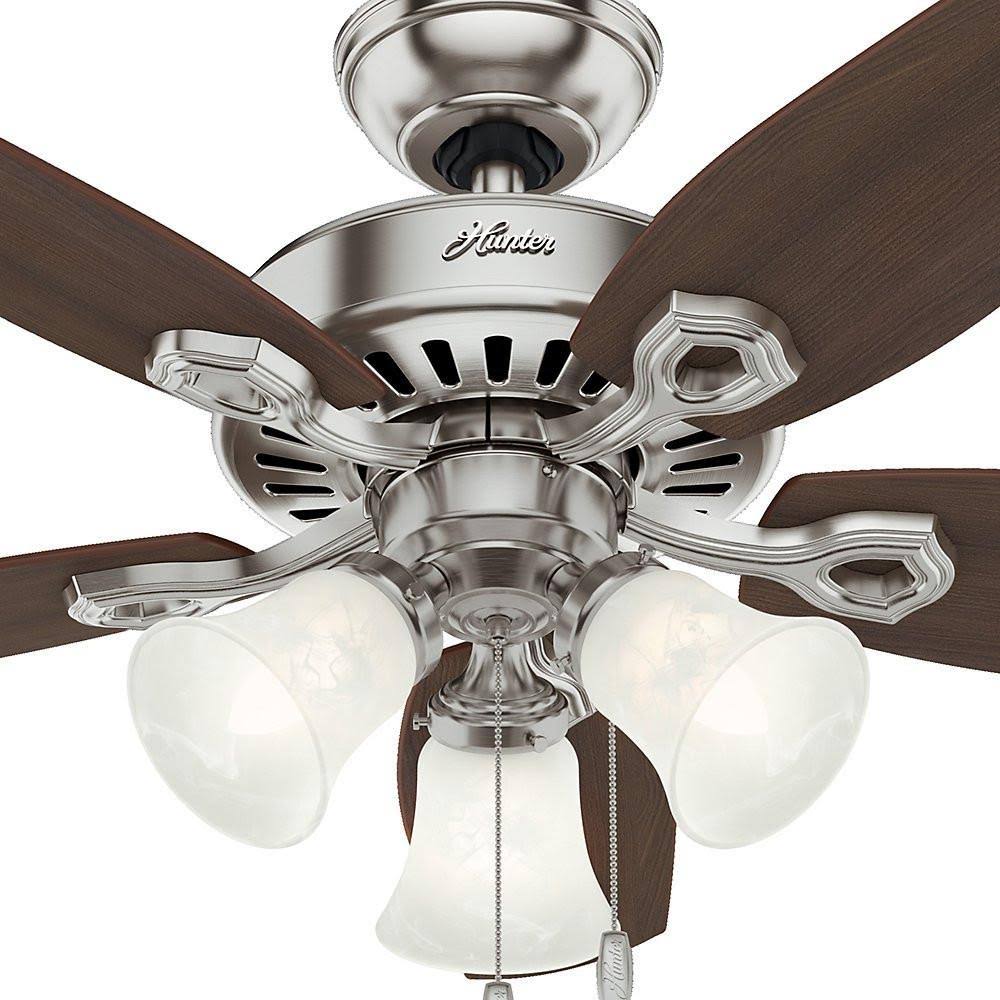 Brushed Nickel 42-Inch Ceiling Fan with Five Blades B771