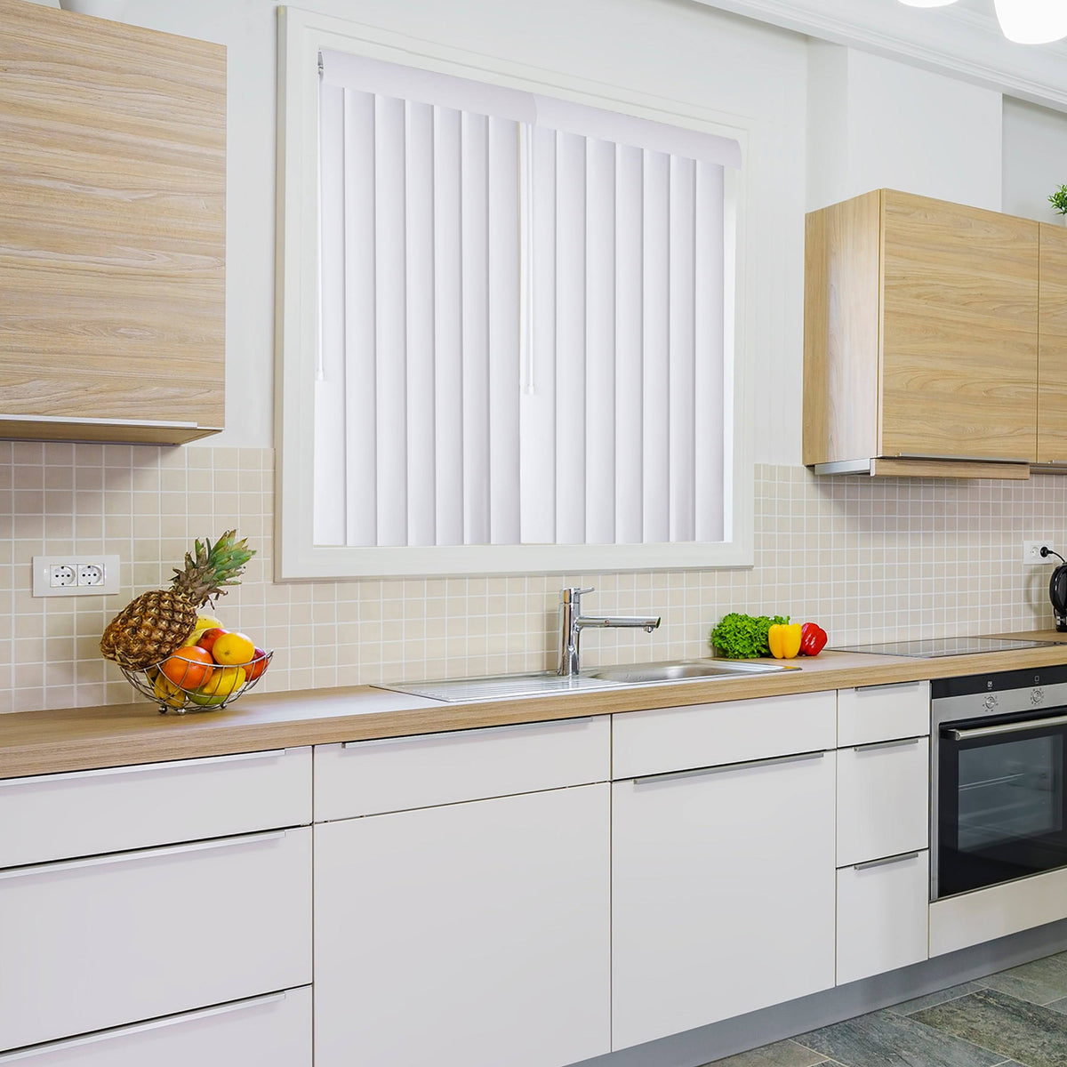 White Room Darkening Vertical Blind T2792