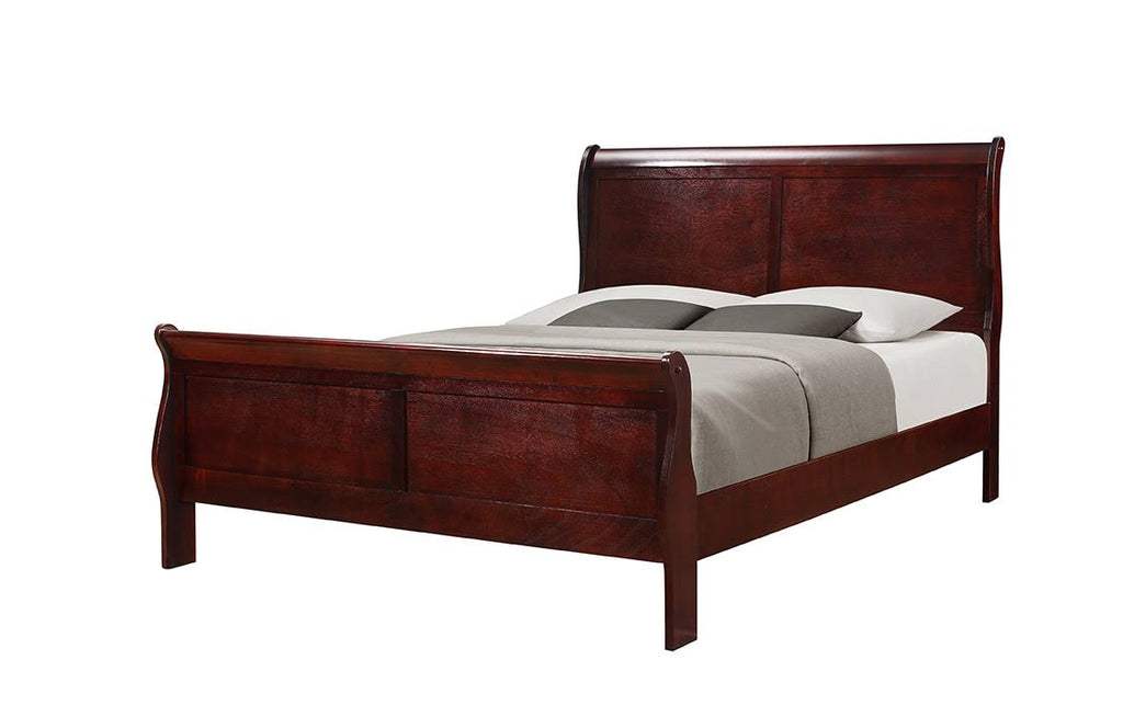 Cherry Full Sleigh Bed J578448