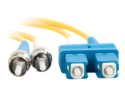 15m SC Duplex Singlemode Fiber Optic Cable Yellow A1944