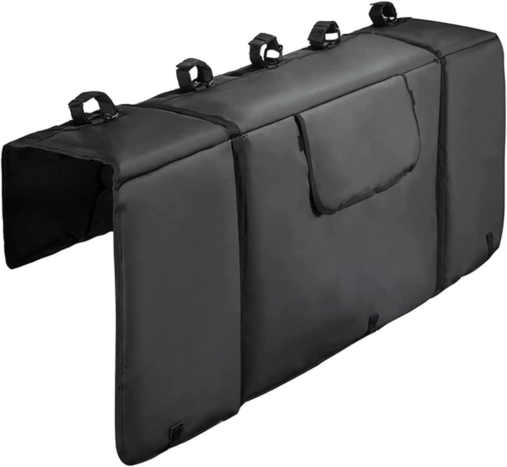 Tailgate Pad for Mountain Bikes with Tool Pockets and Bike Fixing Straps A552365
