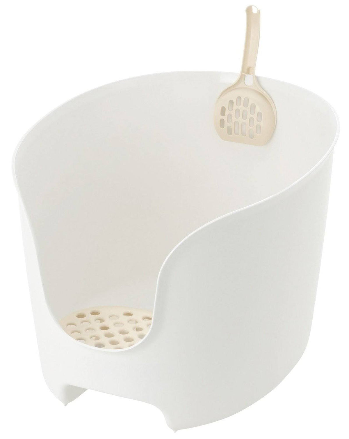 White High Wall Cat Litter Box F52609