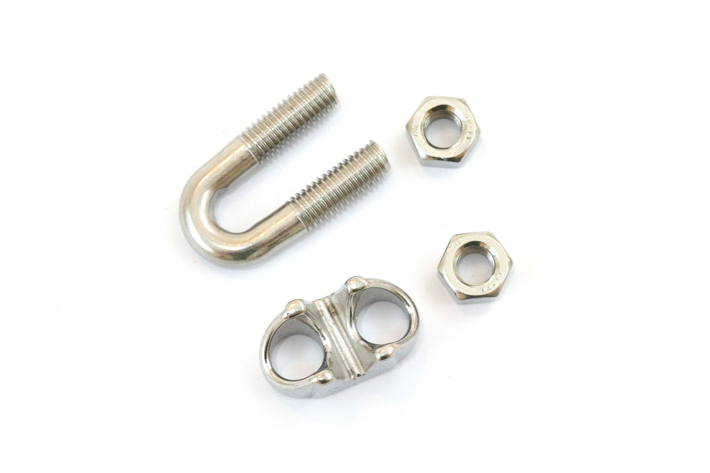 Stainless Steel Wire Rope Cable Clips 1/4 Inches 6mm W2951