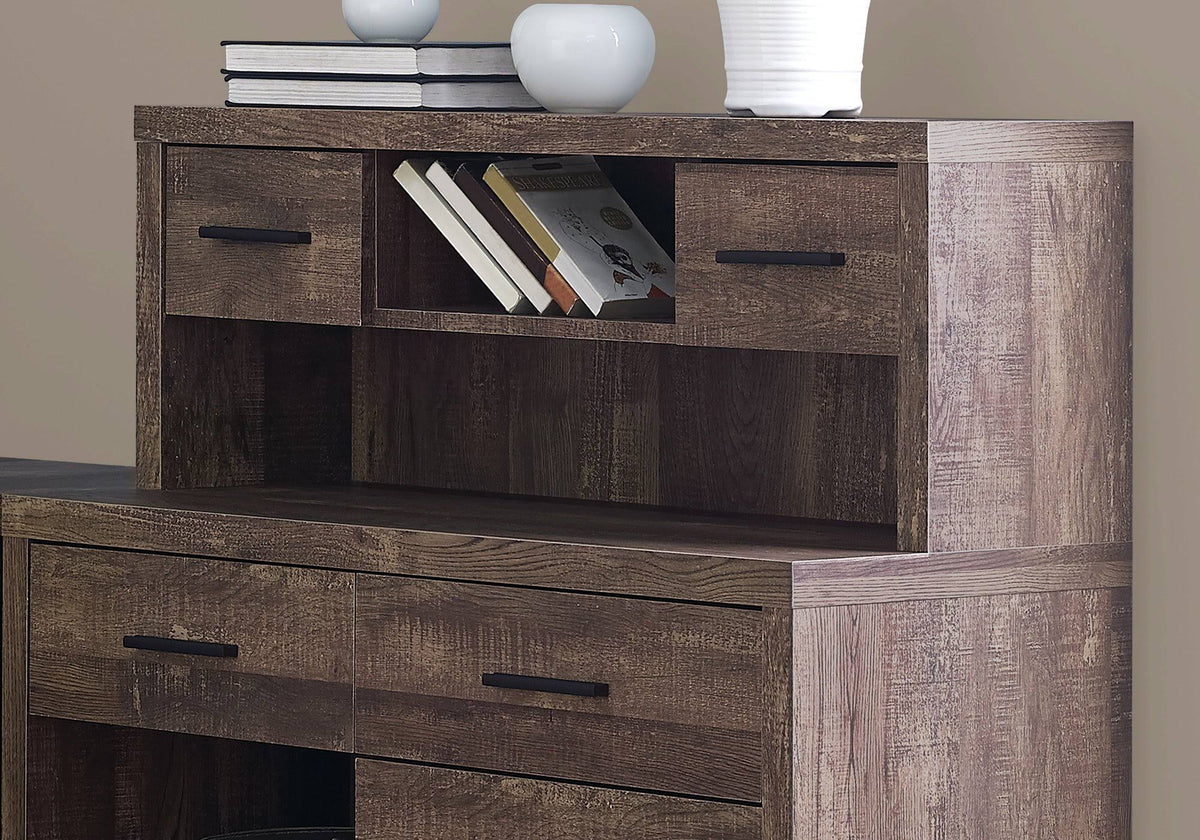 Grey Reclaimed Wood Computer Desk R4746