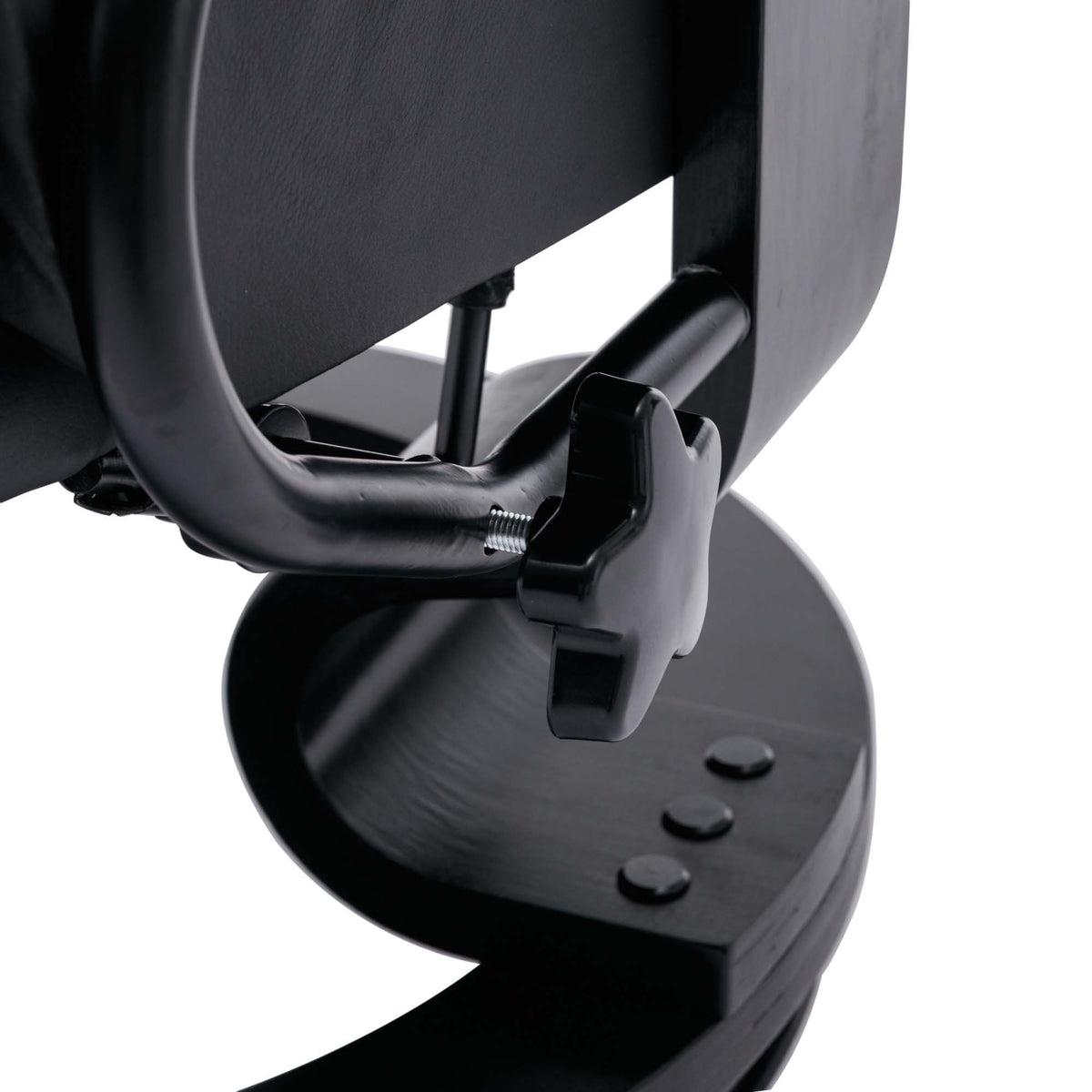 Black PU Massage Recliner Office Chair with Ottoman I468