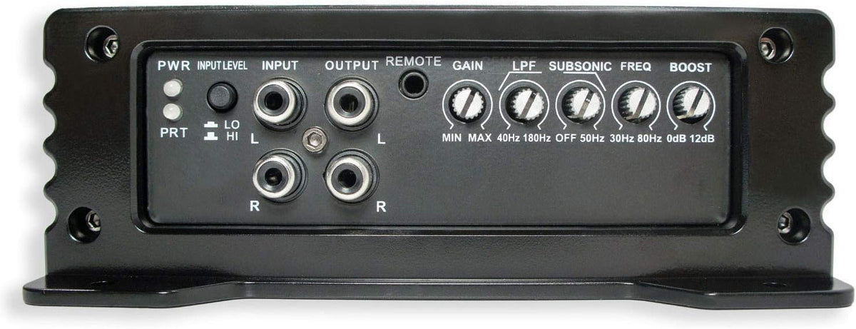6.75 Loaded Sealed Sub Box Bundle with Amplifier & Amp Kit H656