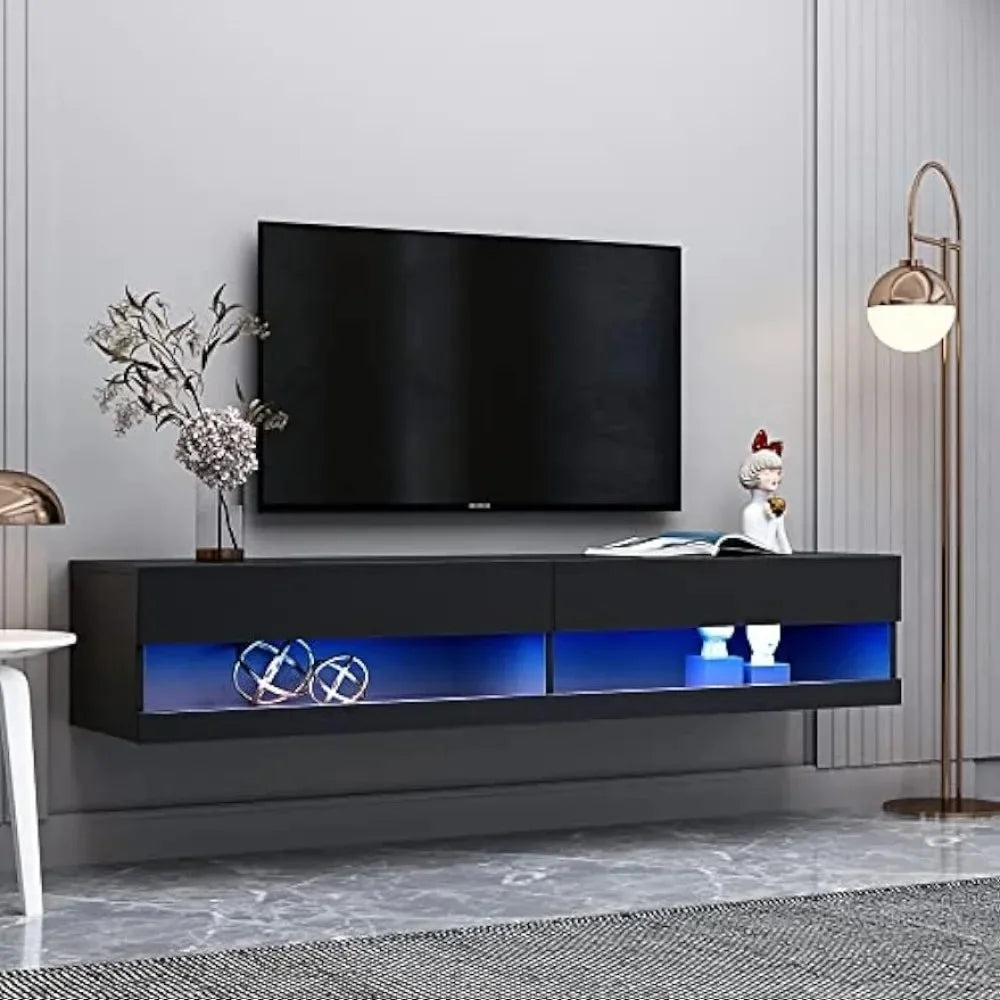 71-Inch Mounted Floating TV Stand Wall Cabinet Fits TVs Up to 80 Inches Z455