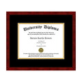 Single Diploma Frame with Double Matting H16186