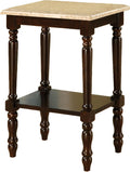 Round Stand with Genuine Marble Top C1083