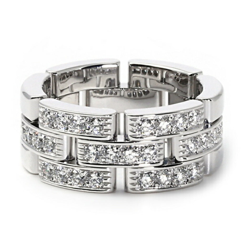 Pre-Owned White Gold Ring E844