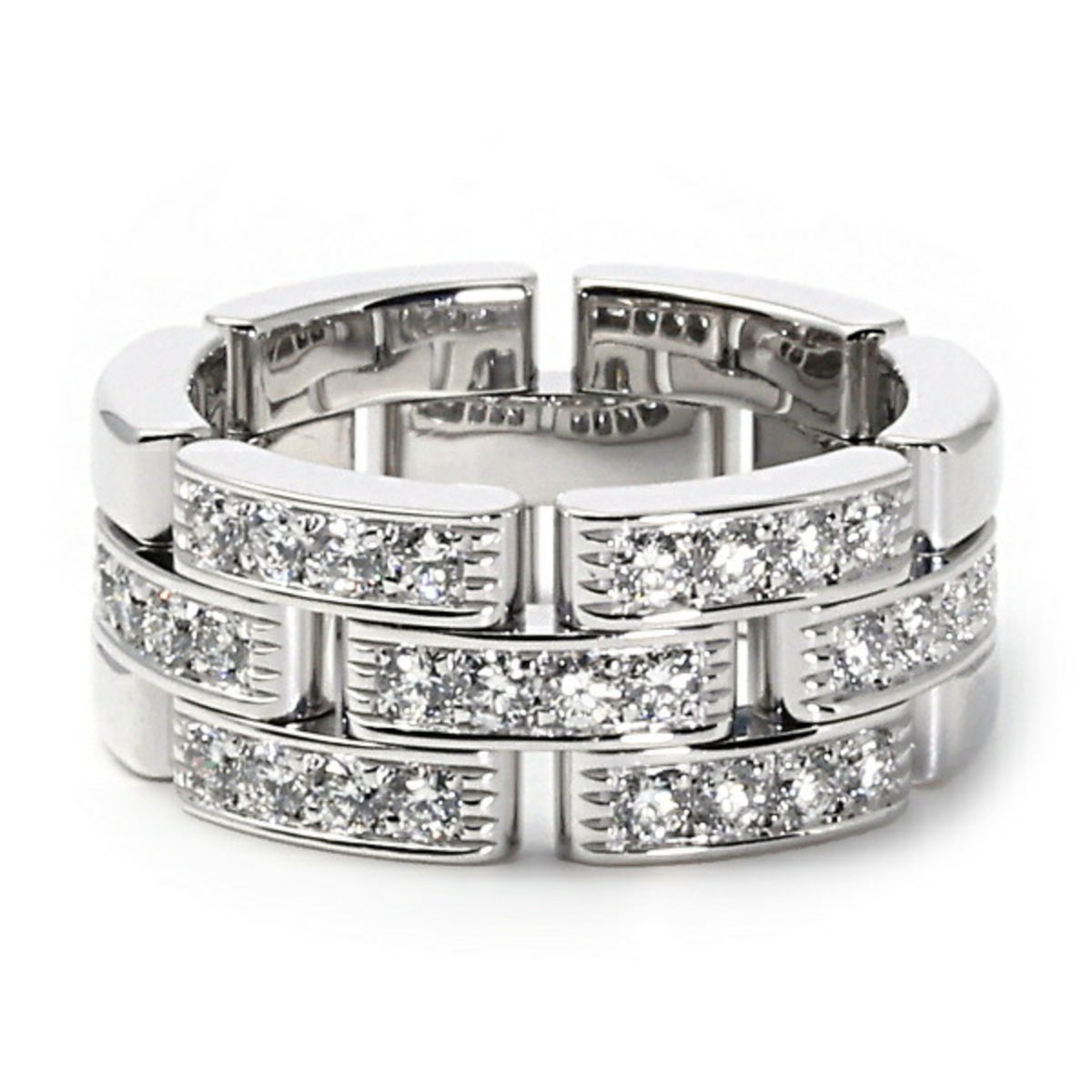 Pre-Owned White Gold Ring E844