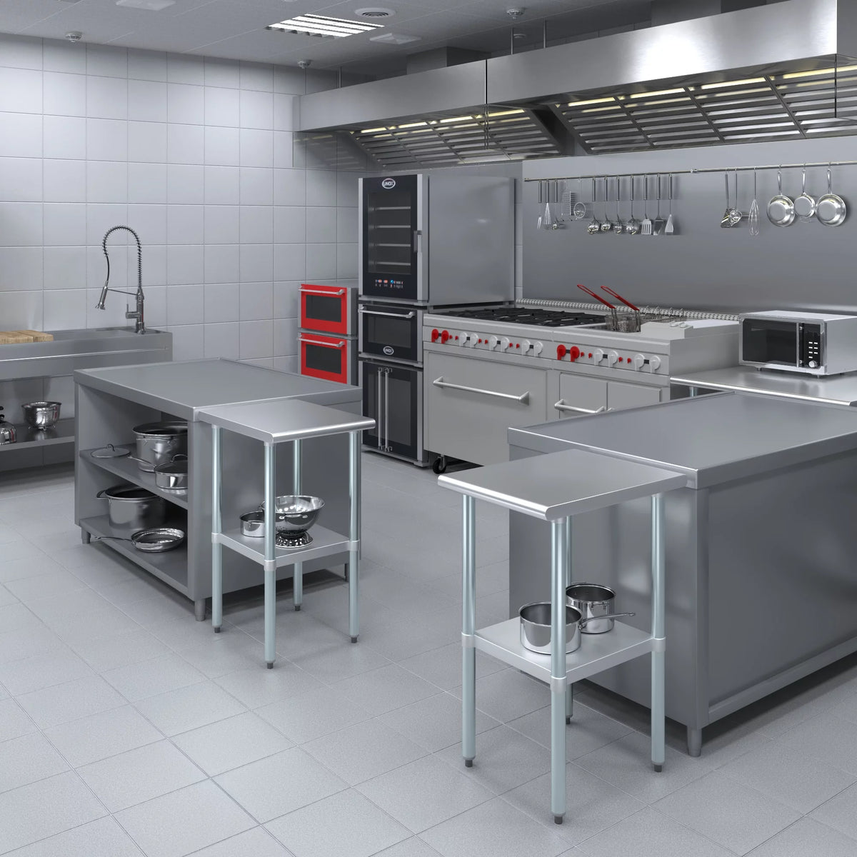 Stainless Steel Work Table with Undershelf A3419