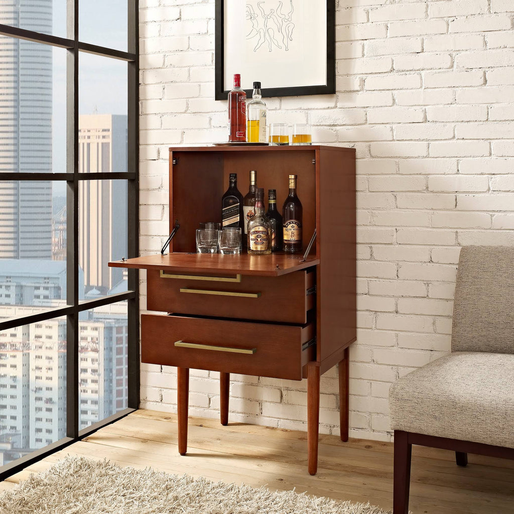 Mahogany Spirit Cabinet J99754