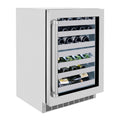 24 Bottle Dual Zone Wine Cooler with Stainless Steel Glass Door V835270