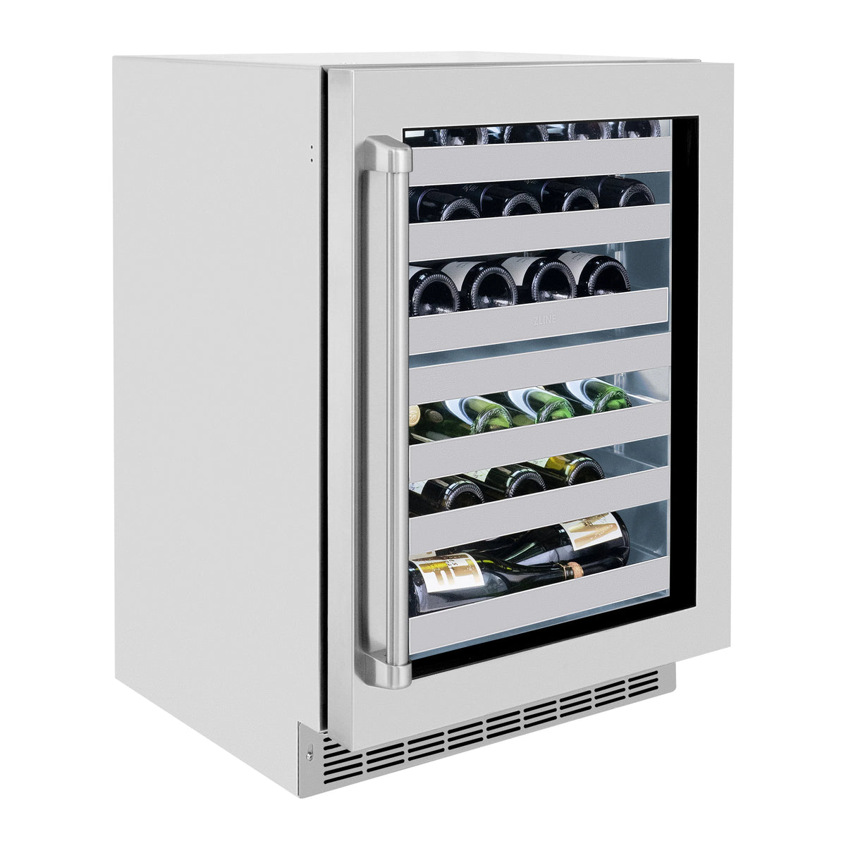 24 Bottle Dual Zone Wine Cooler with Stainless Steel Glass Door V835270