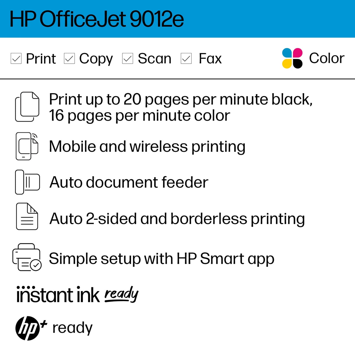 Wireless Color Inkjet All-in-One Printer L92578