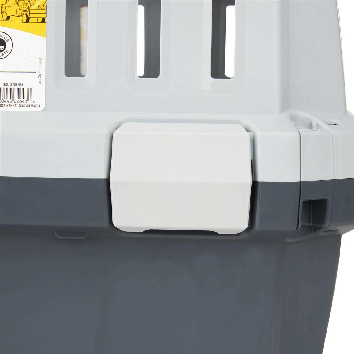 Grey 2-Door Pet Kennel Z699486