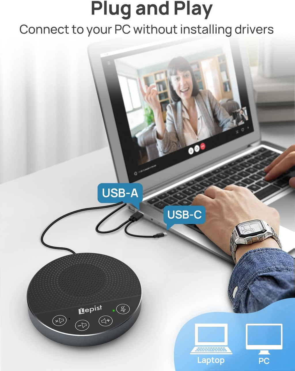 USB Speakerphone with Microphone S946