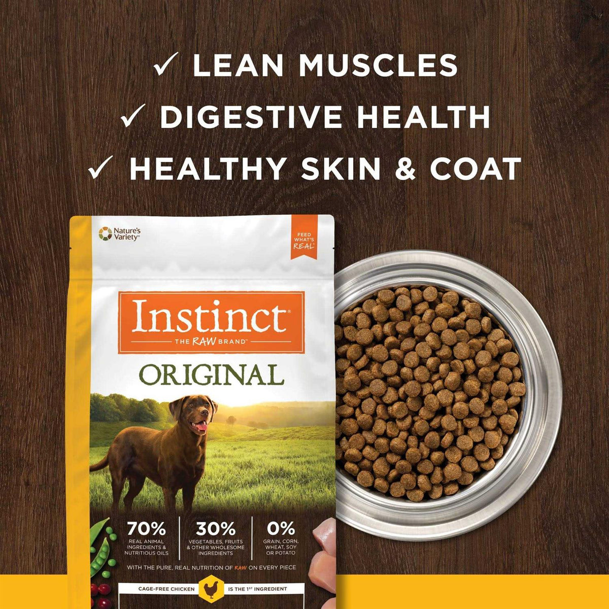 Grain-Free Real Chicken Recipe Dry Dog Food V720