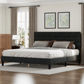 King Size Dark Gray Bed Frame U656458